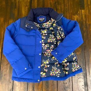 Patagonia Mushroom Print Bivy Jacket Down Coat RARE